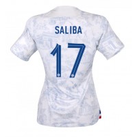 Echipament fotbal Franţa William Saliba #17 Tricou Deplasare Mondial 2022 pentru femei maneca scurta
